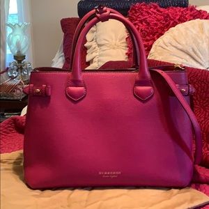 Hot pink Burberry bag!